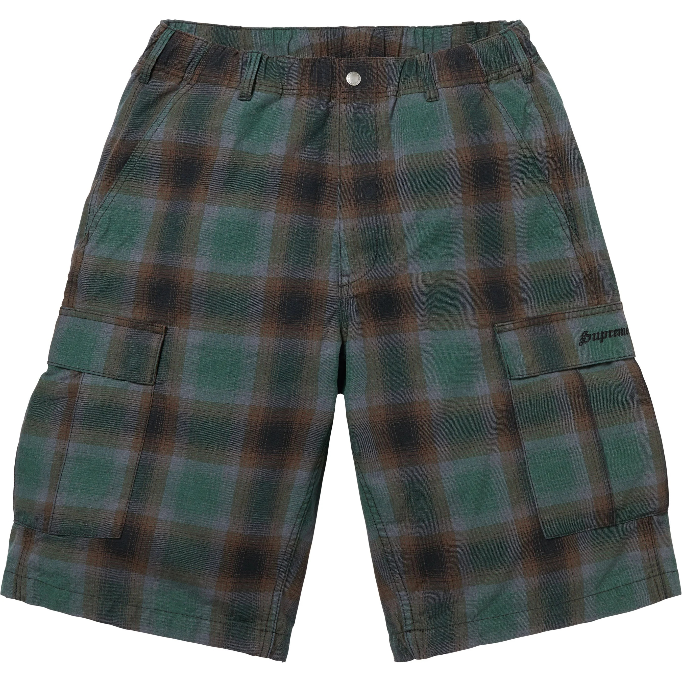 Shadow Plaid Cargo Short view 8
